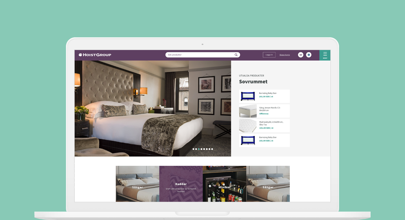 Uppdaterade funktioner och ny design i Hoist Groups Hoist Group
